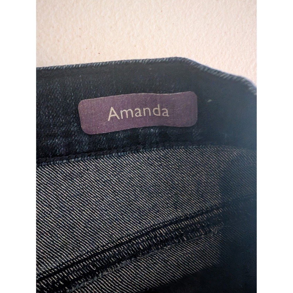 Gloria Vanderbilt Amanda High Rise Tapered Jeans Dark Wash Blue Womens Size 10L - Picture 12 of 13